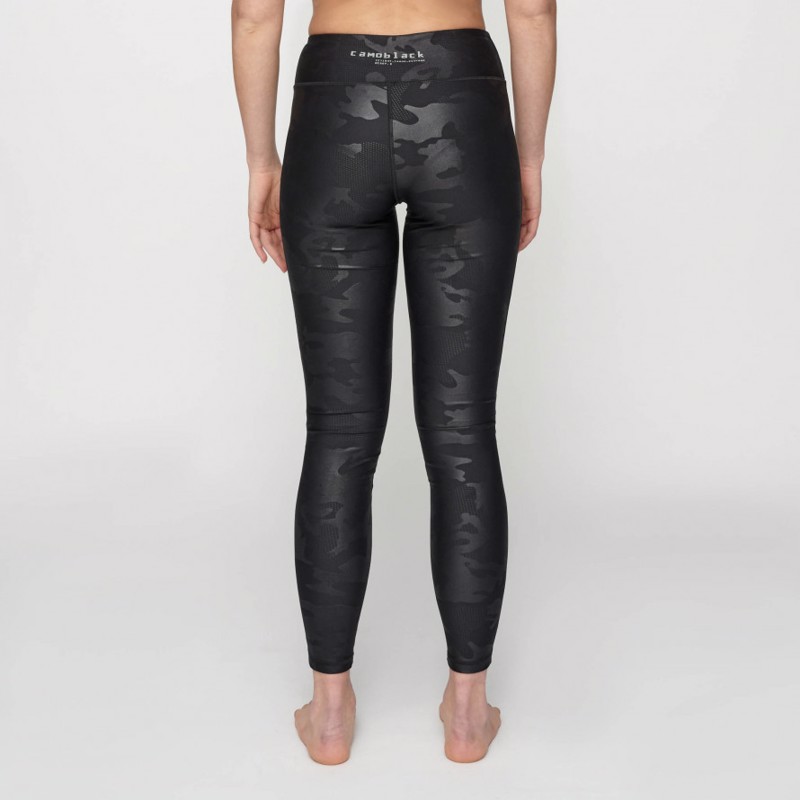 Leone Camo black leggings-black